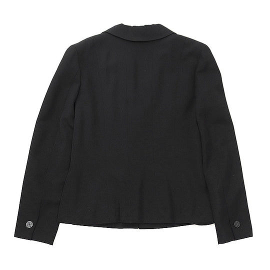 CHANEL Other outerwear [Outer material] 100% wool [Lining] 100% silk black 01P P17432 Women 38 Used Authentic