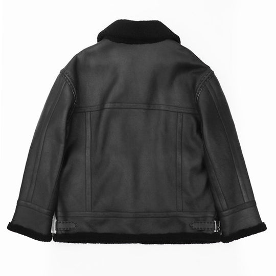 FENDI Other outerwear [Leather part] 100% lamb leather black FM0235 AHBD F0GME mens 52 Used Authentic