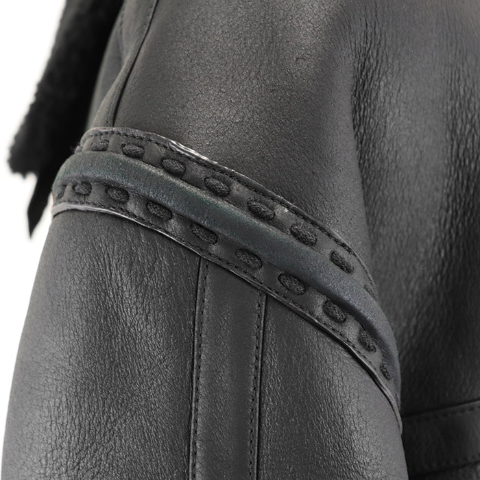FENDI Other outerwear [Leather part] 100% lamb leather black FM0235 AHBD F0GME mens 52 Used Authentic