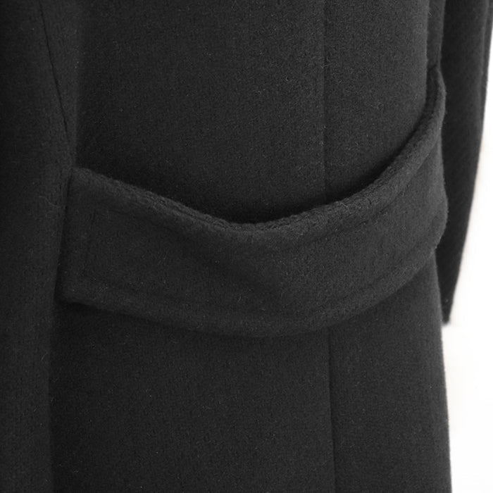 Drawer coat [Outer material] 80% wool, 20% angora [Lining] 100% silk Black, Pearl White 1525-236-2495 Women 38 Used Authentic