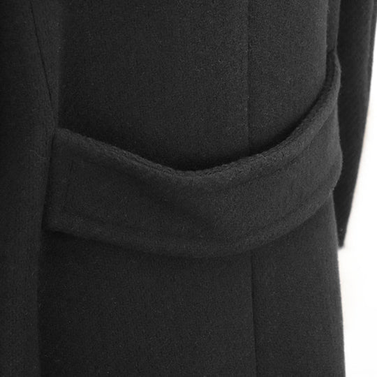 Drawer coat [Outer material] 80% wool, 20% angora [Lining] 100% silk Black, Pearl White 1525-236-2495 Women 38 Used Authentic