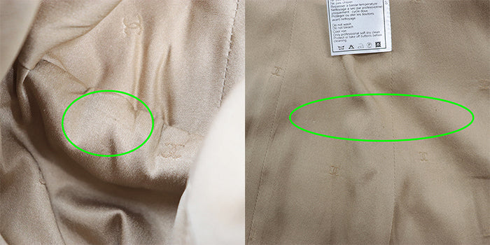 CHANEL Other outerwear [Outer material] 51% wool, 44% rayon [Lining] 95% silk, 5% lycra beige 98P P10822 Karl Lagerfeld period Women 36 Used Authentic
