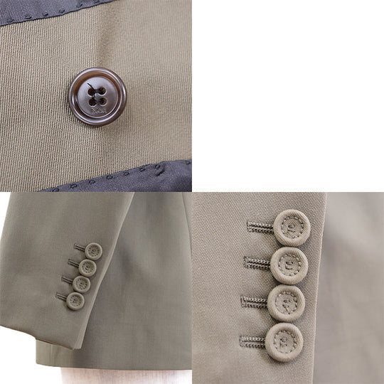 Dior Other outerwear Embroidered part: 100% rayon [Outer material] 100% wool [Lining] 100% cupra olive mens 50 Used Authentic