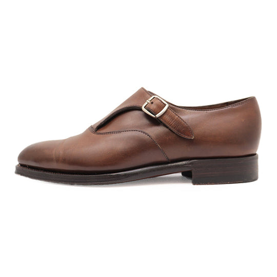 EDWARD GREEN Dress shoes Leather 100% Brown OUNDLE 64544 mens 6E Used Authentic