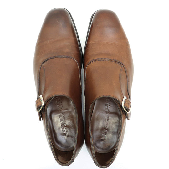 EDWARD GREEN Dress shoes Leather 100% Brown OUNDLE 64544 mens 6E Used Authentic