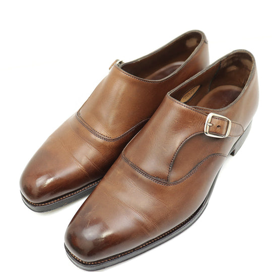 EDWARD GREEN Dress shoes Leather 100% Brown OUNDLE 64544 mens 6E Used Authentic