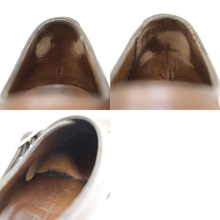 EDWARD GREEN Dress shoes Leather 100% Brown OUNDLE 64544 mens 6E Used Authentic