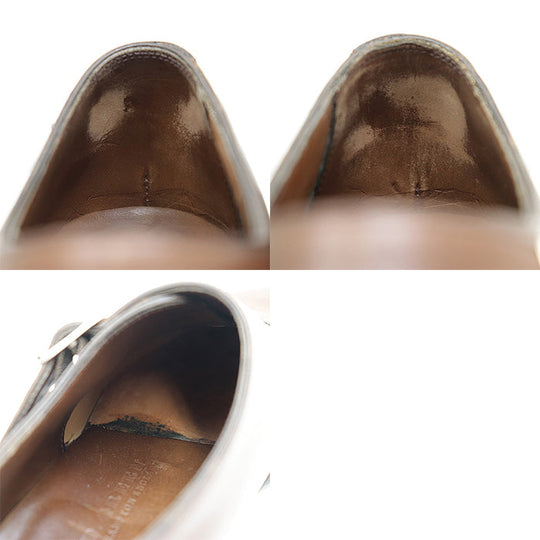 EDWARD GREEN Dress shoes Leather 100% Brown OUNDLE 64544 mens 6E Used Authentic