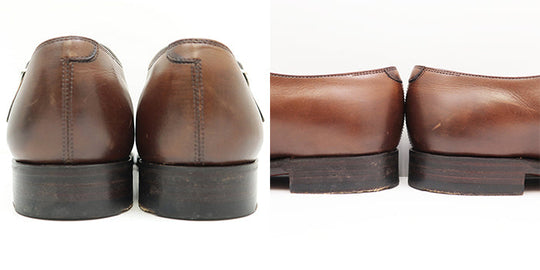 EDWARD GREEN Dress shoes Leather 100% Brown OUNDLE 64544 mens 6E Used Authentic