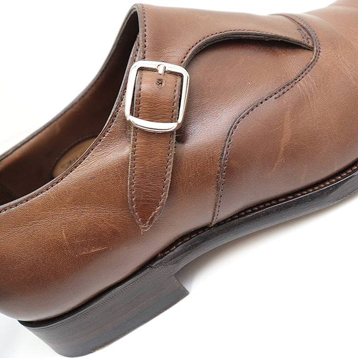 EDWARD GREEN Dress shoes Leather 100% Brown OUNDLE 64544 mens 6E Used Authentic