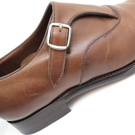 EDWARD GREEN Dress shoes Leather 100% Brown OUNDLE 64544 mens 6E Used Authentic