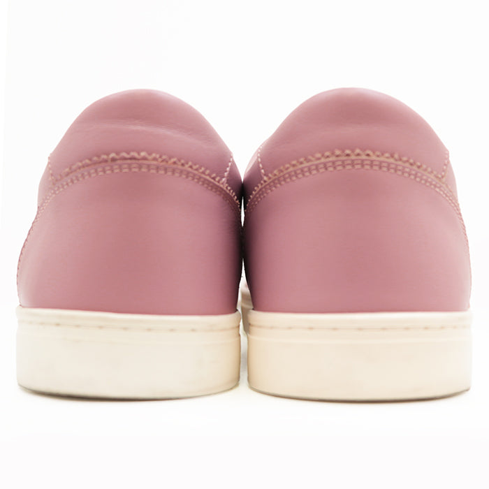 DOLCE&GABBANA sneakers leather Smoked pink mens 9 Used Authentic
