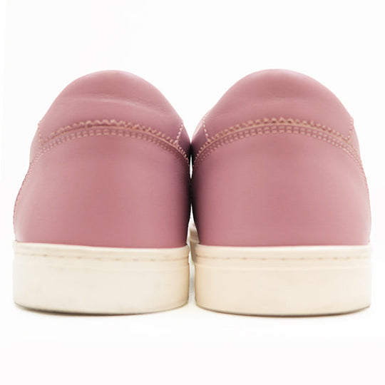 DOLCE&GABBANA sneakers leather Smoked pink mens 9 Used Authentic