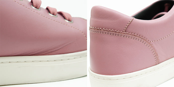 DOLCE&GABBANA sneakers leather Smoked pink mens 9 Used Authentic