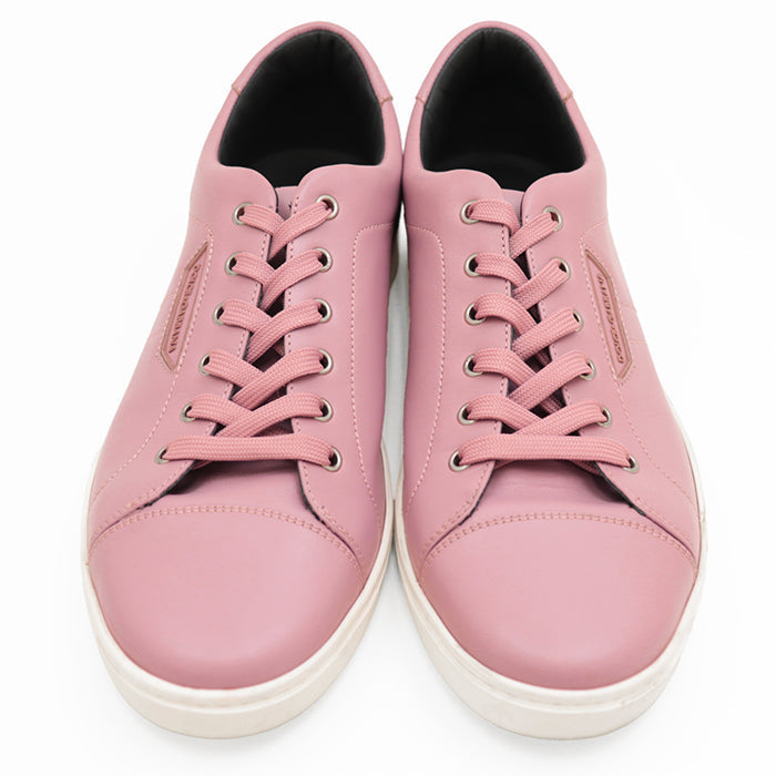 DOLCE&GABBANA sneakers leather Smoked pink mens 9 Used Authentic