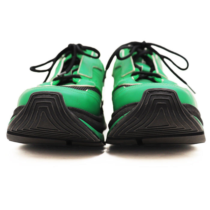 Berluti sneakers 100% technical fabric Black green 1128K 4781 Kris Van Assche period mens 7 1/2 Used Authentic