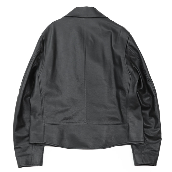 Dunhill Riders jacket [Outer material] 100% cowhide [Lining] 50% cupra, 50% cotton black 2X