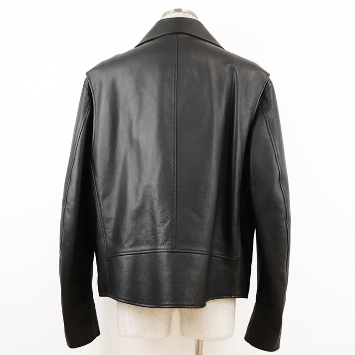 Dunhill Riders jacket [Outer material] 100% cowhide [Lining] 50% cupra, 50% cotton black 2X