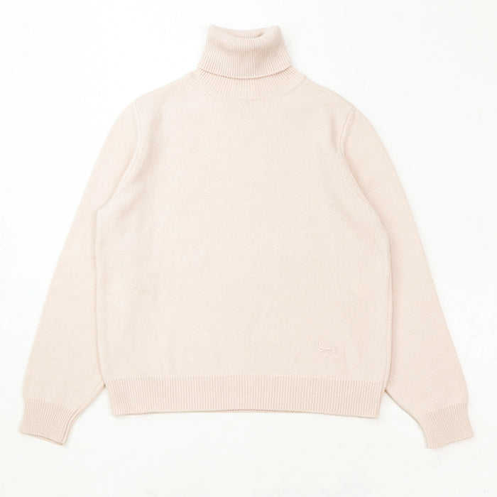 CELINE knit [Outer material] 100% cashmere Baby pink 2A64P152I Women XS Used Authentic