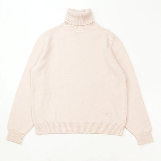 CELINE knit [Outer material] 100% cashmere Baby pink 2A64P152I Women XS Used Authentic