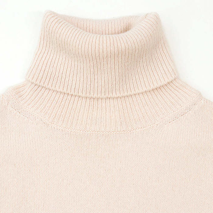 CELINE knit [Outer material] 100% cashmere Baby pink 2A64P152I Women XS Used Authentic