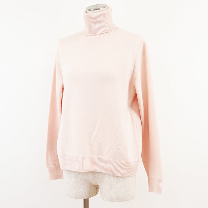 CELINE knit [Outer material] 100% cashmere Baby pink 2A64P152I Women XS Used Authentic
