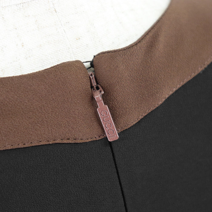 GUCCI one piece [Outer material] 97% rayon, 3% elastane Black brown 601921 ZKR01 Women 38 Used Authentic