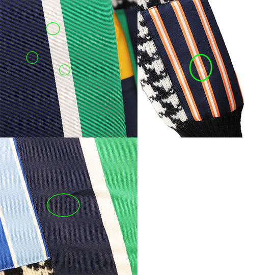THOM BROWNE cardigan Combo textile 2: 56% silk, 44% cotton Combo textile 5: 57% silk, 43% cotton [Outer fabric] 70% wool, 30% mohair Black White PRINCE OF WALES DONEGAL CARDIGAN MKC443AY1032980 mens 3 Used Authentic