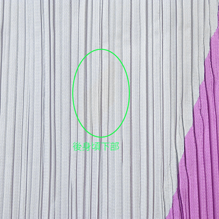 PLEATS PLEASE skirt 100% polyester% Light Gray, Pink PP93-JG547 Women 3 Used Authentic