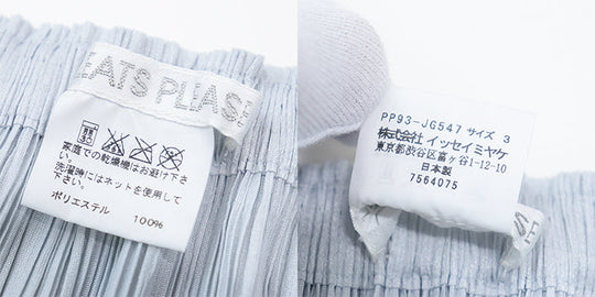 PLEATS PLEASE skirt 100% polyester% Light Gray, Pink PP93-JG547 Women 3 Used Authentic