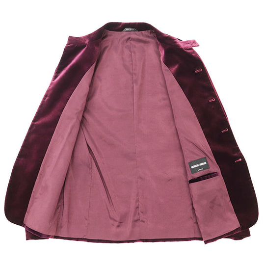 GIORGIO ARMANI Other outerwear polyester wine-red 9SGGG086 T0230 48R