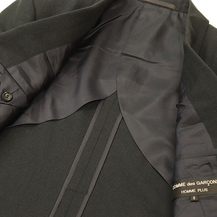 COMME des GARCONS HOMME PLUS Other outerwear [Outer fabric] 100% wool (18% mohair included) [Lining] 60% cupra, 40% polyester [Other fabric] 100% polyester black PJ-10003S mens S Used Authentic