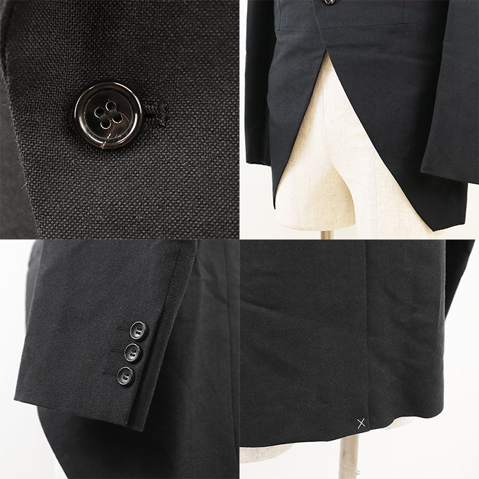 COMME des GARCONS HOMME PLUS Other outerwear [Outer fabric] 100% wool (18% mohair included) [Lining] 60% cupra, 40% polyester [Other fabric] 100% polyester black PJ-10003S mens S Used Authentic