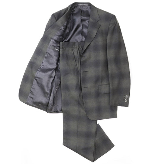 GUCCI setup [Outer material] 100% wool [Lining] 100% cupra black olives mens 46 Used Authentic