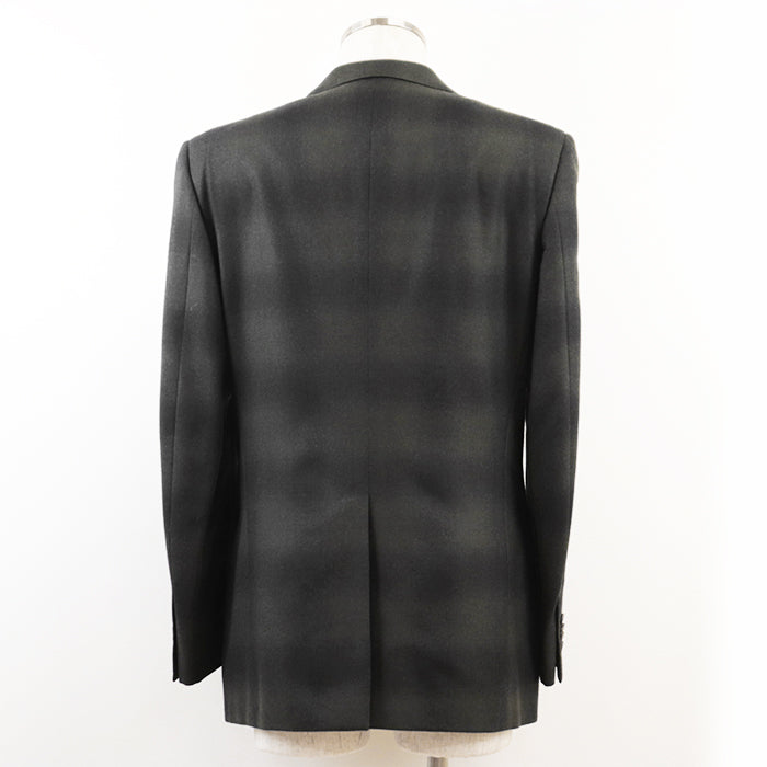 GUCCI setup [Outer material] 100% wool [Lining] 100% cupra black olives mens 46 Used Authentic