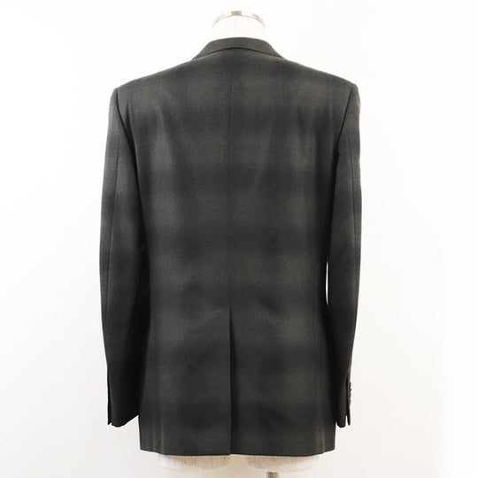 GUCCI setup [Outer material] 100% wool [Lining] 100% cupra black olives mens 46 Used Authentic