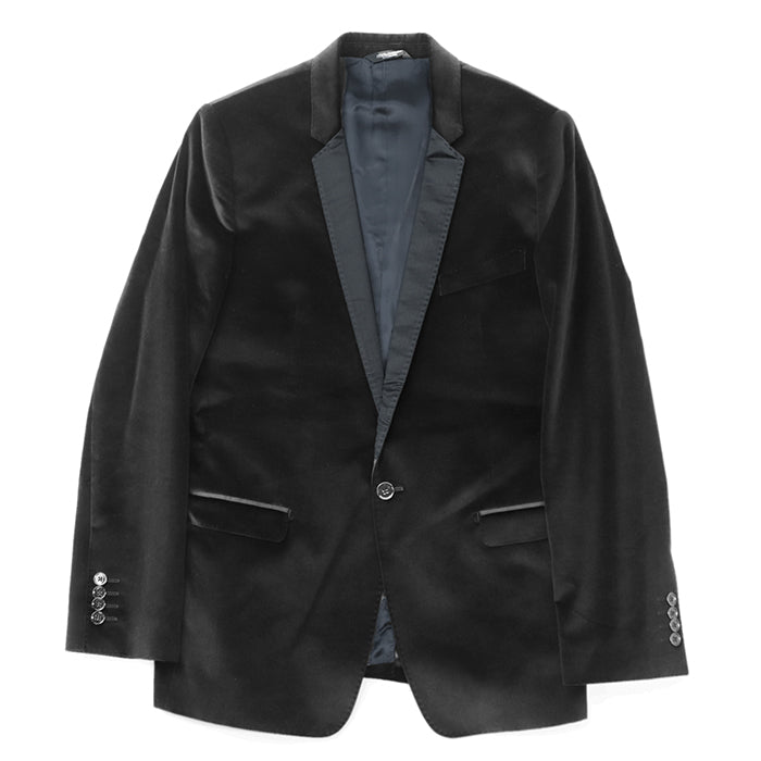 DOLCE&GABBANA Other outerwear [Outer material] 90% cotton, 8% silk [Lining] 100% rayon black G2872T mens 50 Used Authentic