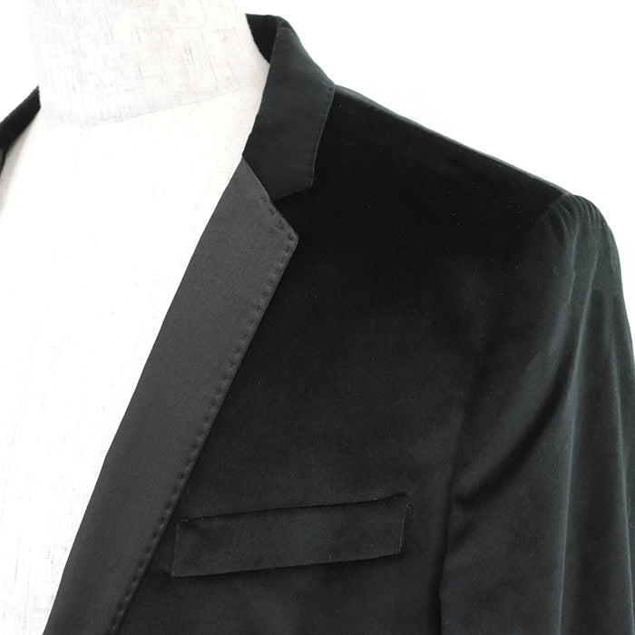 DOLCE&GABBANA Other outerwear [Outer material] 90% cotton, 8% silk [Lining] 100% rayon black G2872T mens 50 Used Authentic