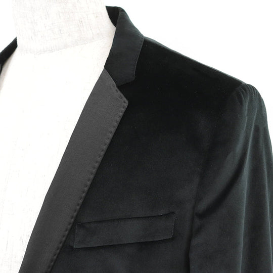 DOLCE&GABBANA Other outerwear [Outer material] 90% cotton, 8% silk [Lining] 100% rayon black G2872T mens 50 Used Authentic
