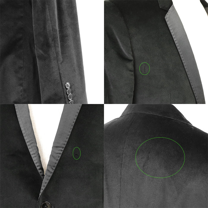 DOLCE&GABBANA Other outerwear [Outer material] 90% cotton, 8% silk [Lining] 100% rayon black G2872T mens 50 Used Authentic