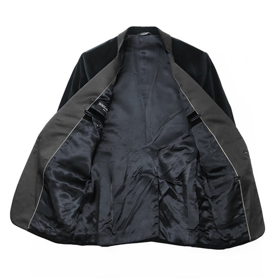 DOLCE&GABBANA Other outerwear [Outer material] 90% cotton, 8% silk [Lining] 100% rayon black G2872T mens 50 Used Authentic