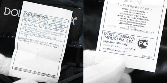 DOLCE&GABBANA Other outerwear [Outer material] 90% cotton, 8% silk [Lining] 100% rayon black G2872T mens 50 Used Authentic