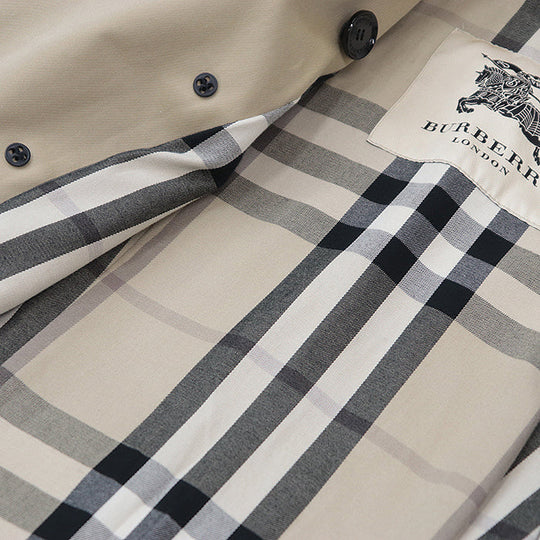 BURBERRY trench coat [Outer material] 100% cotton [Lining] 100% cotton [Sleeve lining] 100% viscose [Leather part] 100% cowhide beige Women Used Authentic