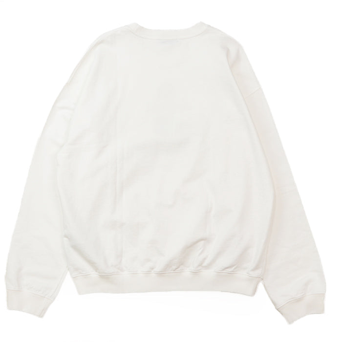 VERSACE sweat [Outer material] 100% cotton white mens XL Used Authentic