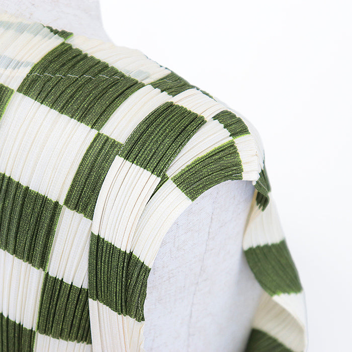 PLEATS PLEASE Best polyester Ivory, Moss Green PP31-JE815 3