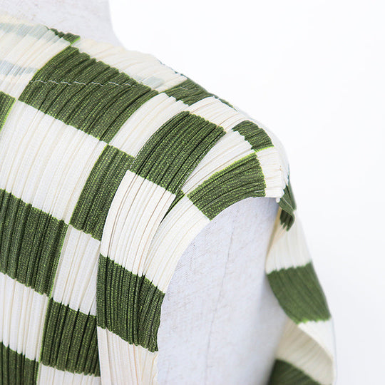 PLEATS PLEASE Best polyester Ivory, Moss Green PP31-JE815 3