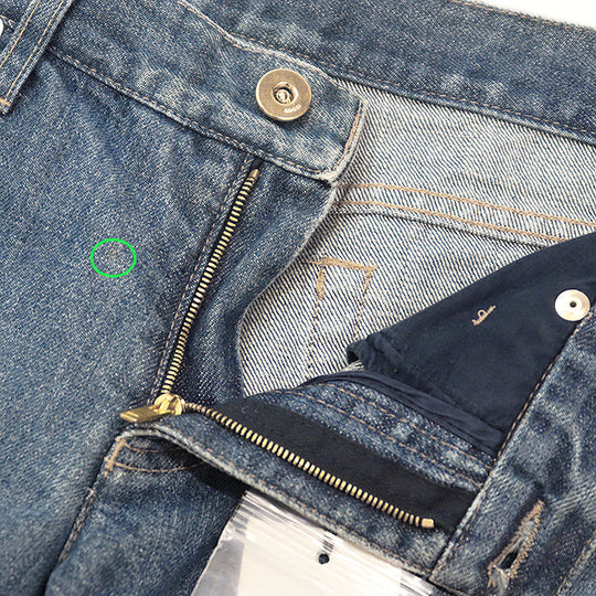 GUCCI Pants cotton 100% Indigo Women 40 Used Authentic