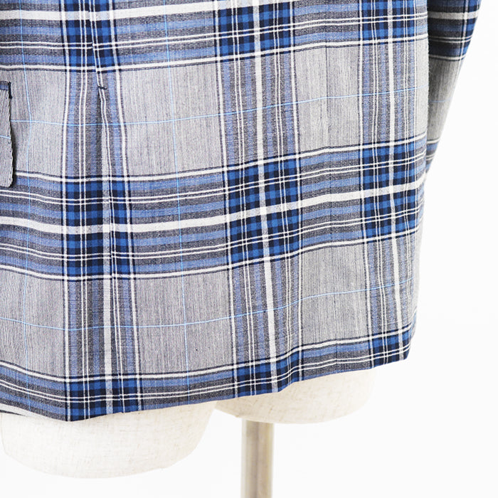 Drawer Other outerwear [Outer material] 100% wool [Lining] 100% silk Gray, Blue 6522-299-0538 Women 36 Used Authentic