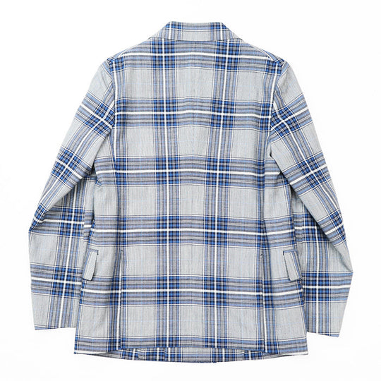 Drawer Other outerwear [Outer material] 100% wool [Lining] 100% silk Gray, Blue 6522-299-0538 Women 36 Used Authentic