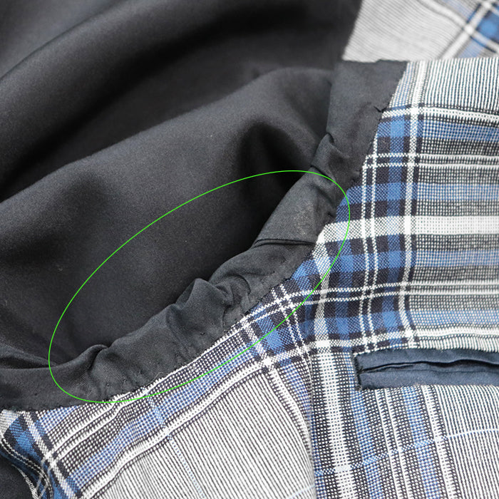 Drawer Other outerwear [Outer material] 100% wool [Lining] 100% silk Gray, Blue 6522-299-0538 Women 36 Used Authentic